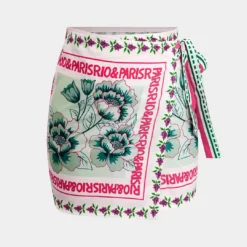 Floral Print Wrap Knot Mini Skirt -Women's Clothing Store 99e70e4b 7ac4 4e4e b931 7ea90406b607