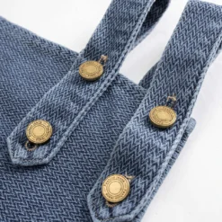 Denim Metallic Asymmetrical Vest -Women's Clothing Store 9a378f0f cb47 4701 aec6 40910ad2fc12