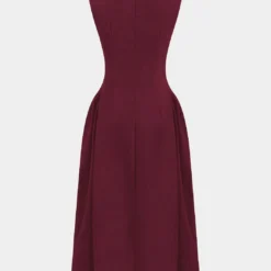 Metallic Decor Zipper Sleeveless Maxi Dress -Women's Clothing Store 9a71c4e5 fdf7 4ec0 a7ba 5b62a364f491