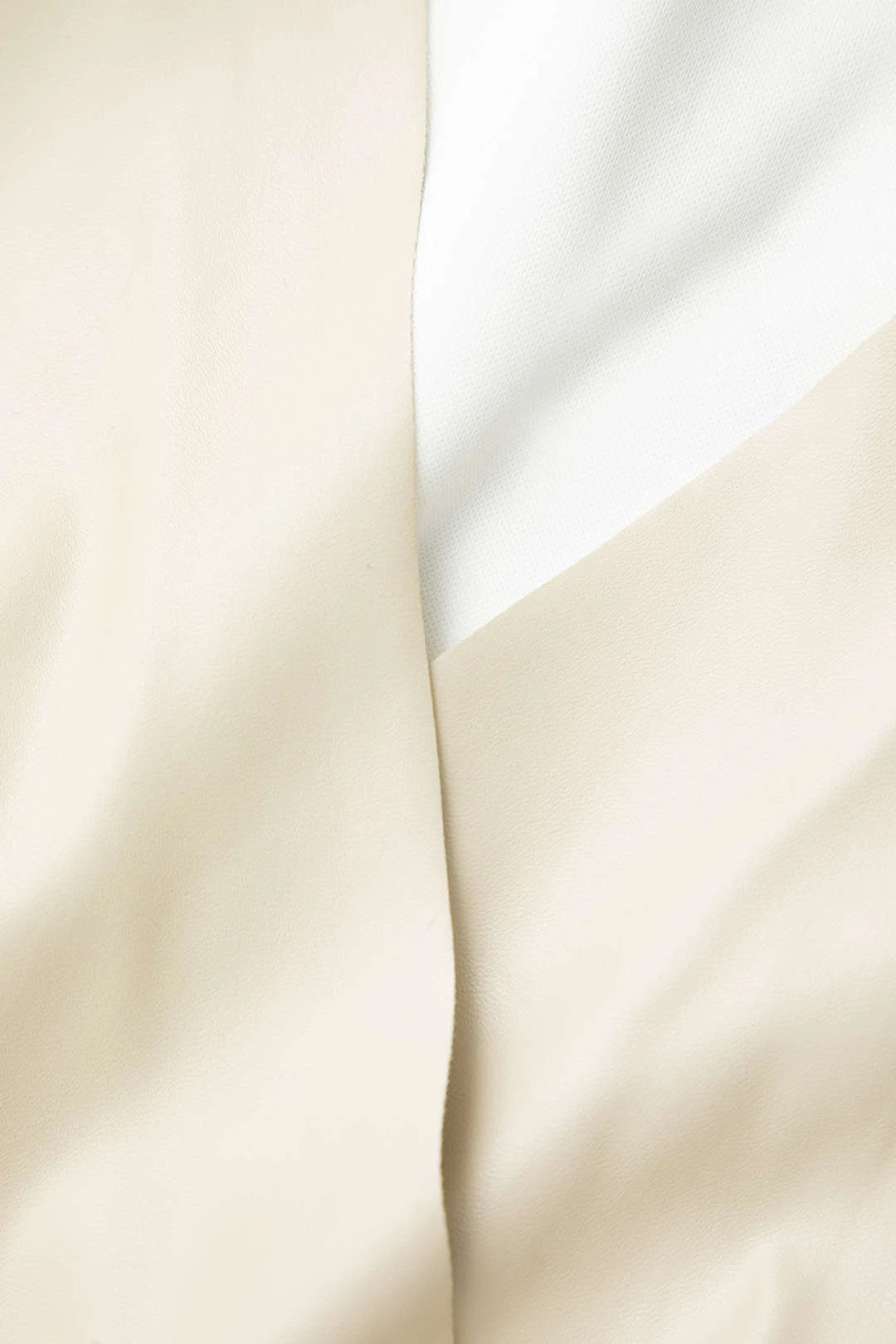 Asymmetric Faux Leather V-neck Gathered Mini Dress 6 Asymmetric Faux Leather V-neck Gathered Mini Dress - Image 6