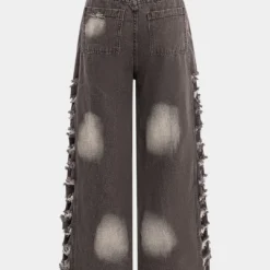 Denim Distressed Hollow Out Jeans -Women's Clothing Store 9b4e97f1 afcf 42b6 a55b c77277e3f756