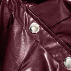 Faux Leather Ruched Skirt -Women's Clothing Store 9b8e993e 12e2 4f85 8043 0176797e3ac1