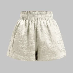 Solid Textured Pleated Shorts -Women's Clothing Store 9ef68767 52b1 478a a9f4 96a949384fc3