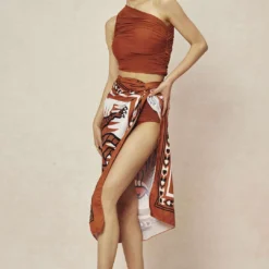 Abstract Print Knot Maxi Skirt -Women's Clothing Store 9efe5ecf 04f4 415a 941a 728f503f8277