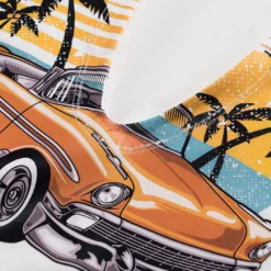 Hawaiian Print Short Sleeve V-neck T-Shirt -Women's Clothing Store 9f950626 586d 4705 ab8a 3379a886e520