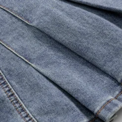 Denim Pleated Zipper Skirt -Women's Clothing Store a0809bfb 1a42 47d9 a0f1 a77101ae3973