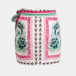 Floral Print Wrap Knot Mini Skirt -Women's Clothing Store a104801e 8ea5 4bcc b068 837e68a7f7bd