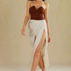 Basic V-neck Strapless Bodysuit -Women's Clothing Store a2c2d327 e64b 4762 8050 eba42cea63e0