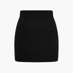 Basic Solid Knit Mini Skirt -Women's Clothing Store a64cf785 783b 45e3 aaaa ee7dd921bd6f