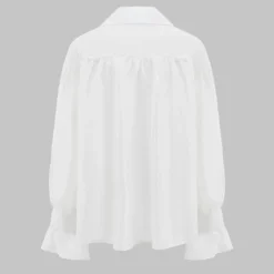 Ruched Long-Sleeve Shirt -Women's Clothing Store a847b643 8c98 483a 8fd9 839c9bc48c36