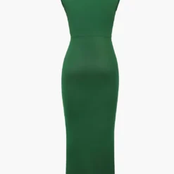 Deep V-Neck Sleeveless Midi Dress -Women's Clothing Store a8c63d65 c38f 4694 93bf 947868c89f9f