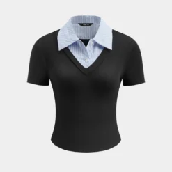 Patchwork Short Sleeve T-Shirt