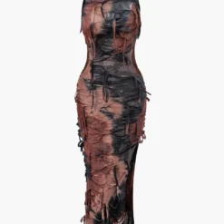 Tie Dye Distressed Sleeveless Cut Out Slit Maxi Dress 15 Tie Dye Distressed Sleeveless Cut Out Slit Maxi Dress -Women's Clothing Store ab0911bd 9b39 4880 a231 ff3661c82952