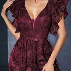 Lace Flutter Sleeve Maxi Dress -Women's Clothing Store acaec33f e0cc 47bf bafd d4e9ce2c6d3c