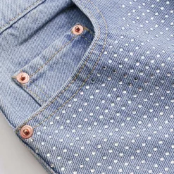 Denim Ripped Frayed Rhinestone High Waist Shorts -Women's Clothing Store b0f8e3b7 0258 4e5b a83c 52cc0834434b