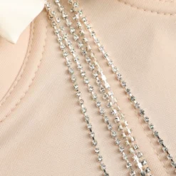 Rhinestone Fringe Bow Chain Corset Bustier Cami Top -Women's Clothing Store b1e39f3f 6b0a 444f 80b4 5d40637b7c1f