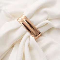 Metallic Decor Off Shoulder Ruched Tank Top -Women's Clothing Store b201262f f49c 4833 b1aa 7b1f2ea046c9