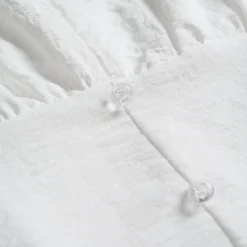 Pleated Sleeves Button Short-Sleeve Shirt -Women's Clothing Store b2d4a2a4 3c00 4d4c b115 f52f07a332a2