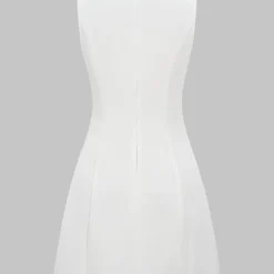 Metallic Button Sleeveless Zipper Mini Dress -Women's Clothing Store b3949bd6 32b2 4b1e 84a2 bda67c088893