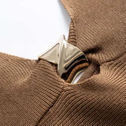 Knit Metallic Halter Neck Tank Top -Women's Clothing Store b3bb647e b17b 49f6 8054 ea8612facb63