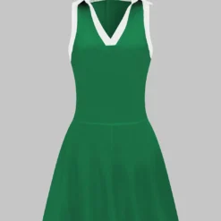 Zipper V-Neck Sleeveless Mini Dress -Women's Clothing Store b4b369be 019a 41cb a6f7 fdbaf2055044