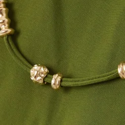 Beaded Tie-Up Sleeveless Bodysuit -Women's Clothing Store b53c1270 18ff 4dbd be27 aa42e2bcaa77