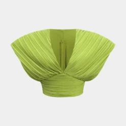 Pleated Hollow Out Tank Top