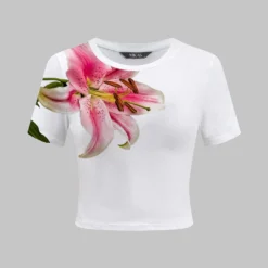 Floral Print Short Sleeve T-Shirt