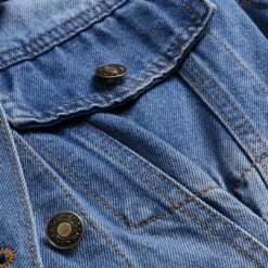 Denim Button Washed Sleeveless Dress -Women's Clothing Store b69d5f62 8718 4a94 bd1c f1103a8f83d7