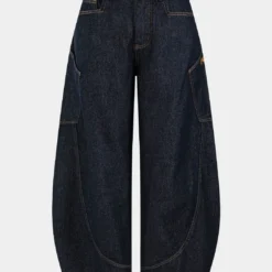 Washed Wide Leg Barrel Jeans -Women's Clothing Store b6d453c5 6076 420d b572 6b3d7ba122e4