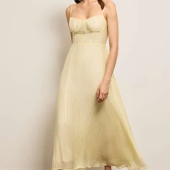 Linen Slip Sleeveless Maxi Dress