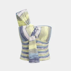 Knit Twist Knot One Shoulder Short Tank Top -Women's Clothing Store ba45e653 b571 456d 9110 639161f632a3