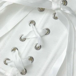 V-Hem Tie Back Corset Corset Top -Women's Clothing Store ba5bed28 0c55 4994 847a 32abb5508264