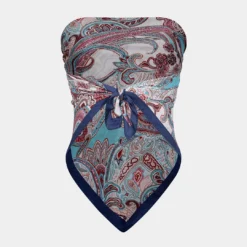 Floral Print Tube Top -Women's Clothing Store bffaa045 c9bb 4522 96f7 a616ec094711