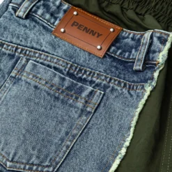 Denim Patchwork Flap Pocket Drawstring Cargo Jeans -Women's Clothing Store c05fddf9 05de 4e22 b33a 4efdd2ba02c2