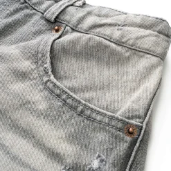 Denim Asymmetrical Ripped Shorts -Women's Clothing Store c0716013 d23e 4536 93ed 8dd2074ccac6