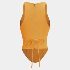 Zipper Tie-Up Corset Waist Tank Top -Women's Clothing Store c108ffc3 5462 47f0 aa2c 225a7dcfa108