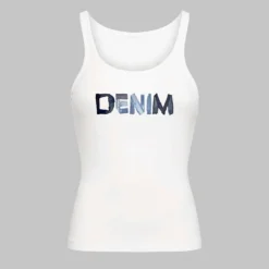 Letter Print Sleeveless Tank Top -Women's Clothing Store c552f4af 6c28 4a97 aae1 81f6a5985d7d