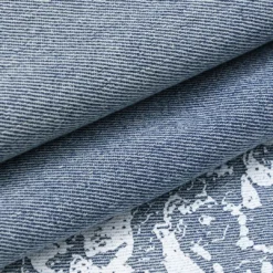 Denim Floral Print High Waist Straight Leg Shorts -Women's Clothing Store c5e76d10 18ad 43cb 8880 850538d004c9