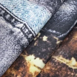 Printed Denim High Waist Pocket Skirt -Women's Clothing Store c654a1f3 0b17 4c8d 8c43 34db40b397f3