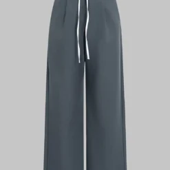 Tie-Up Patchwork Trousers