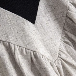 Linen Patchwork Ruched Sleeveless Maxi Dress -Women's Clothing Store c7cad83e d2c8 4b34 899b a958dc10a77d