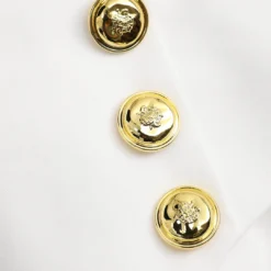 Pleated Asymmetrical Button Fake Pocket Zipper Skirt -Women's Clothing Store cbe97aa0 e231 4ed6 9588 af249f376652