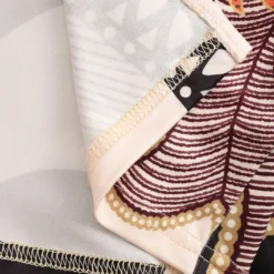 Geometric Leaves Print Ruched Short Sleeve Slit Midi Dress -Women's Clothing Store cc8d66e3 470c 4faa 9575 929ff7ab246d