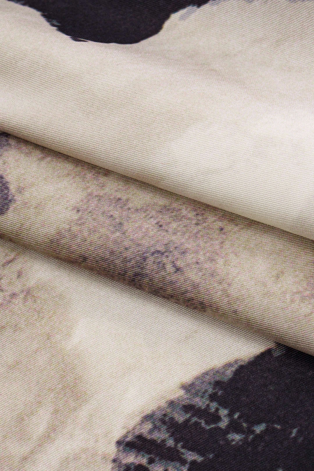 Satin Floral Print Button Skirt 4 Satin Floral Print Button Skirt - Image 4