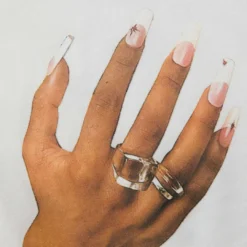 Hands Print Round Neck Crop T-shirt -Women's Clothing Store cd3d4504 3720 49fb 92be b7d3360cf71f