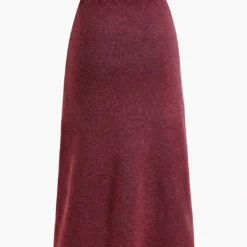 Solid Sweater Midi Skirt -Women's Clothing Store ced9f97a f228 48df a0f4 ee8b6a68f709