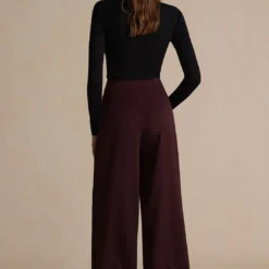 Asymmetric Wide-Leg Pants -Women's Clothing Store cf7da2bb 151e 4ed8 8215 e8588a86a7d0