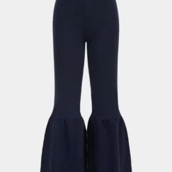 Knit Flare Leg Trousers