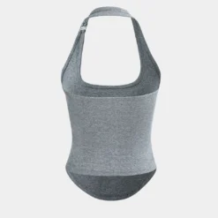 Basic Solid Halter Curved Hem Tank Top -Women's Clothing Store cf97aa82 b84c 440a 8bb1 d42393525e36